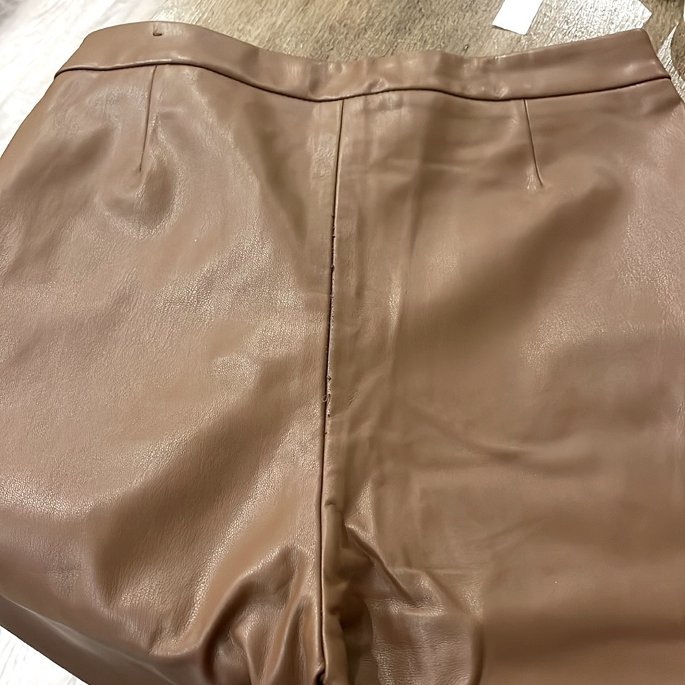 Zara pleather skinny pants.  Good condition ankle zippers Small - Picture 7 of 7
